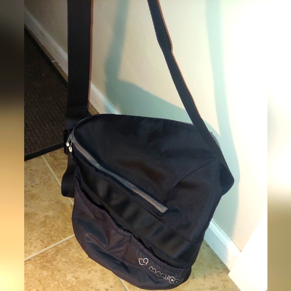 Maxi-Cosi Messenger Bag Black Diaper Bag Adjustable Crossbody Strap Baby Bag - Picture 1 of 15